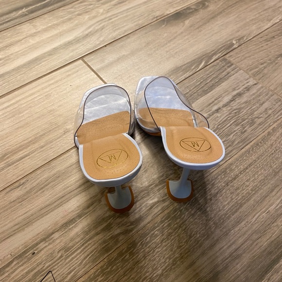 Clear Blue Heels - Picture 4 of 5